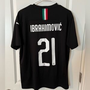 Zlatan Ibrahimovic AC Milan Authentic Jersey